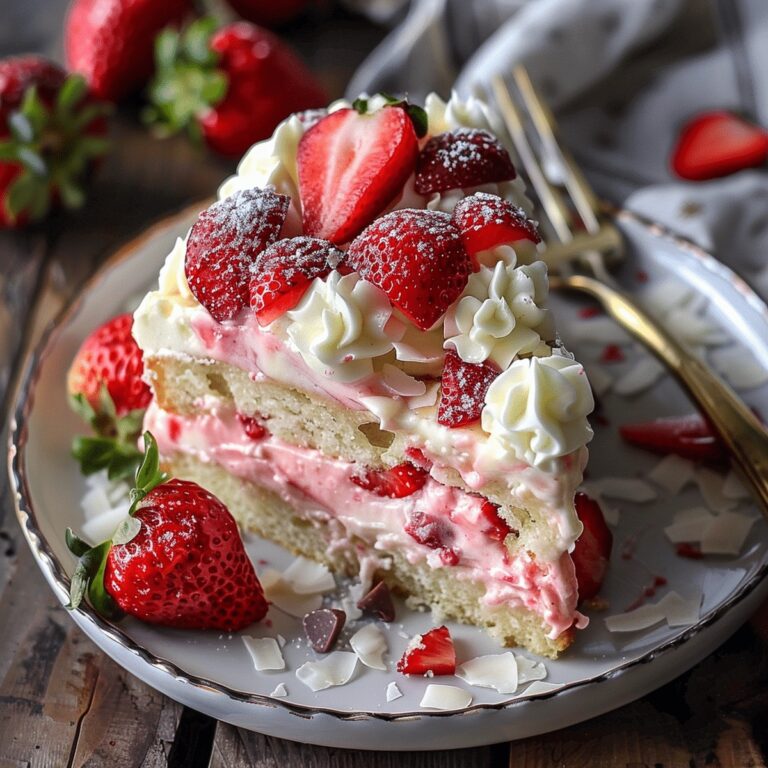 Strawberry Earthquake Cake Recipe