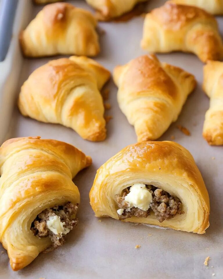 Sausage Cream Cheese Crescent Rolls Recipe