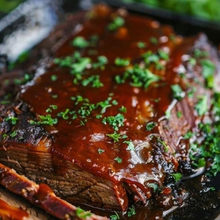 Slow Cooker Beef Brisket with BBQ Sauce Recipe