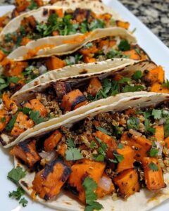 Chipotle Sweet Potato Quinoa Tacos Recipe