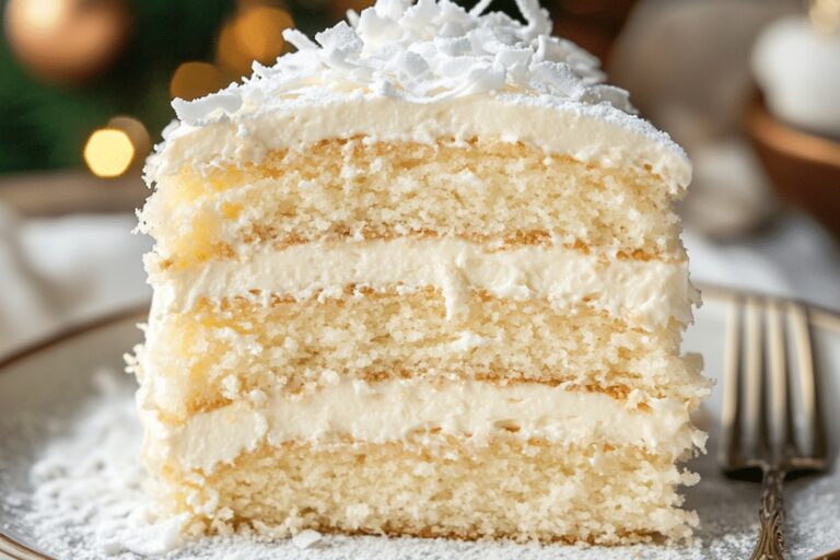 Snowy Bavarian Bliss Cake Recipe