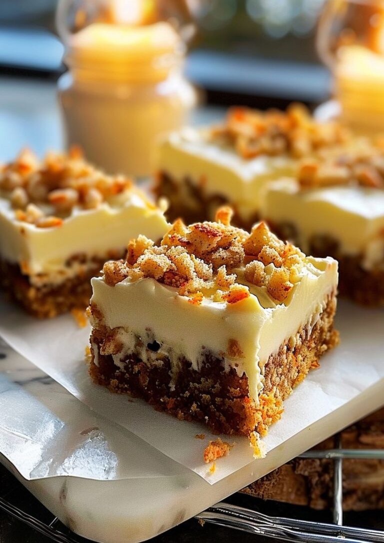 Carrot Cake Bars With Cream Cheese Frosting Recipe