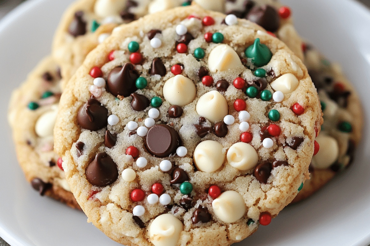 Winter Wonderland Chocolate Chip Christmas Cookies Recipe