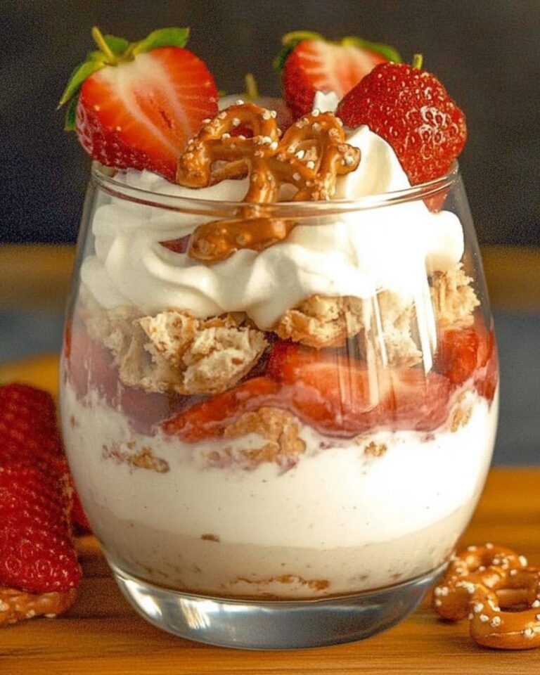 Strawberry Pretzel Salad Parfaits Recipe