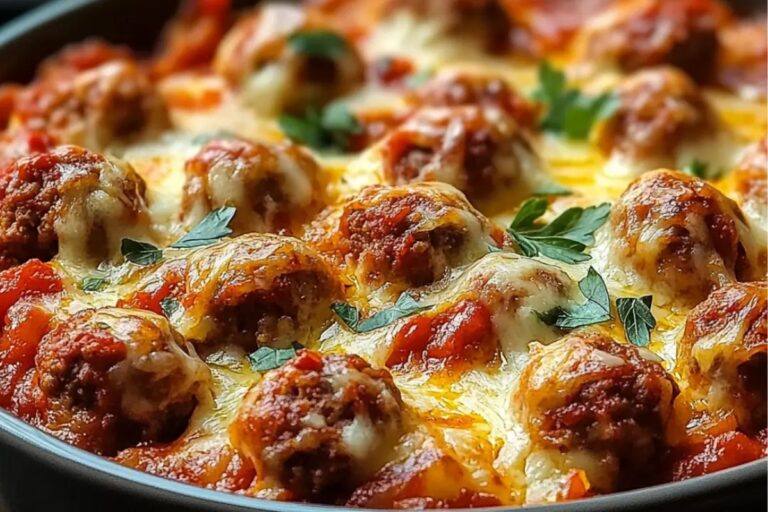 Dump And Bake Meatball Casserole Recipe