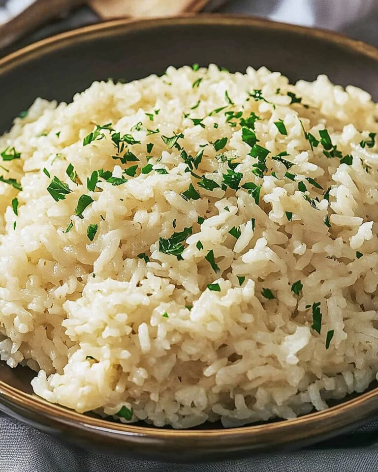 Garlic Parmesan Rice Recipe