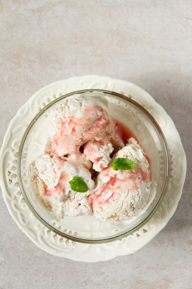 Rhubarb Ice Cream Recipe