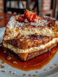 Cheesecake Stuffed French Toast Recipe