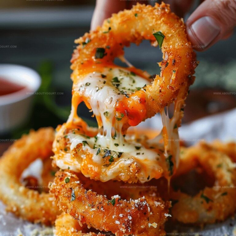 Mozzarella Stick Onion Rings Recipe