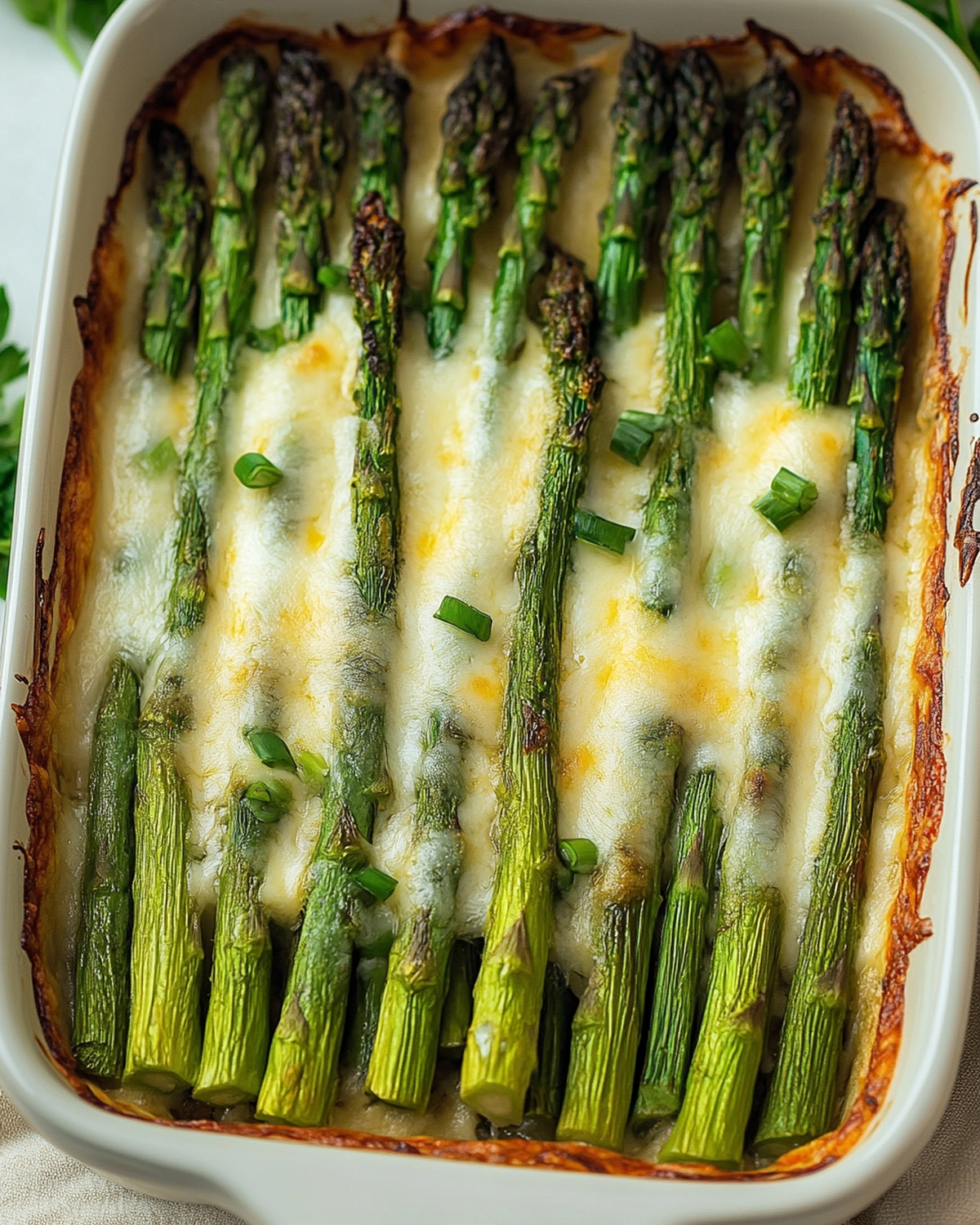 Cheesy Baked Asparagus Recipe