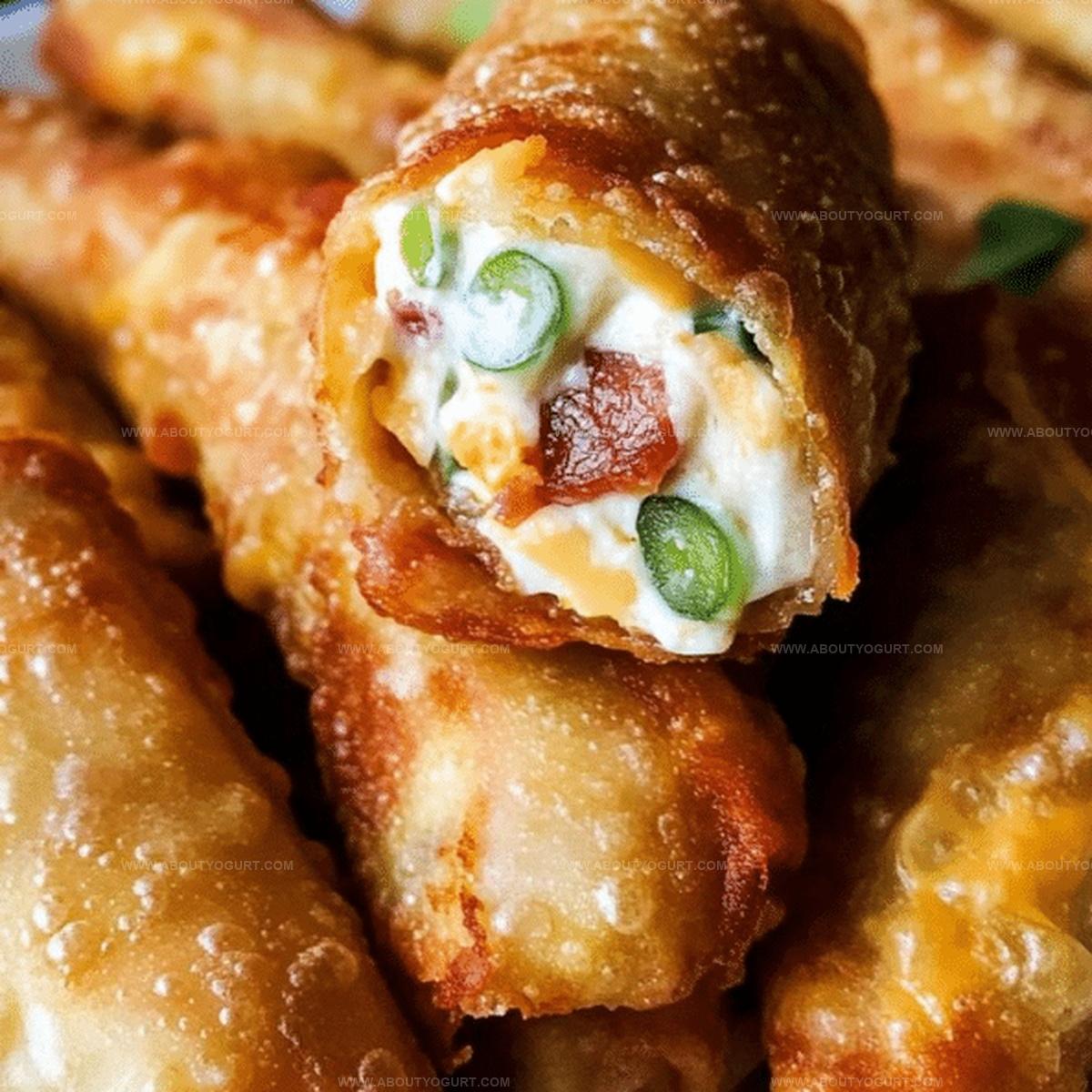Bacon Jalapeno Popper Egg Rolls Recipe