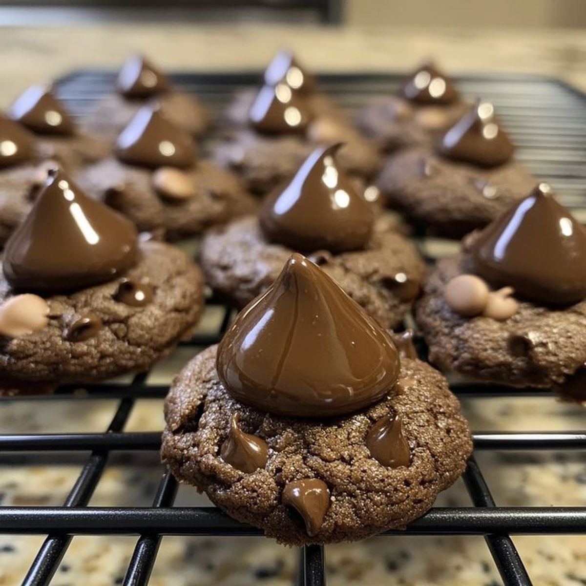 Chocolate Kiss Cookies Recipe
