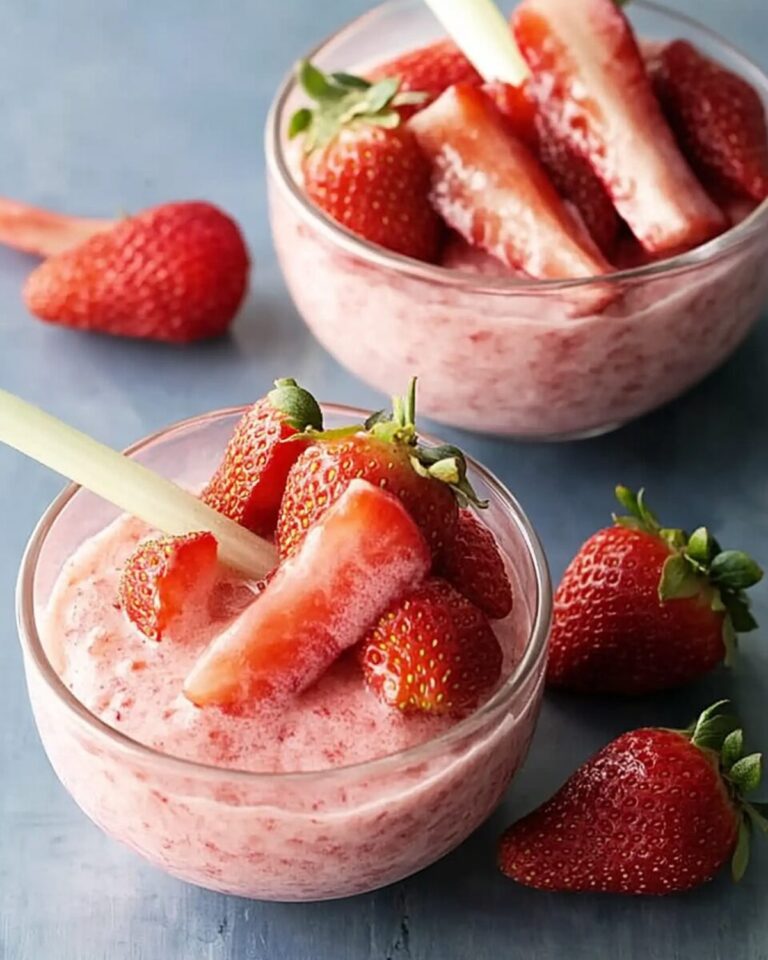 Strawberry Rhubarb Cream Recipe