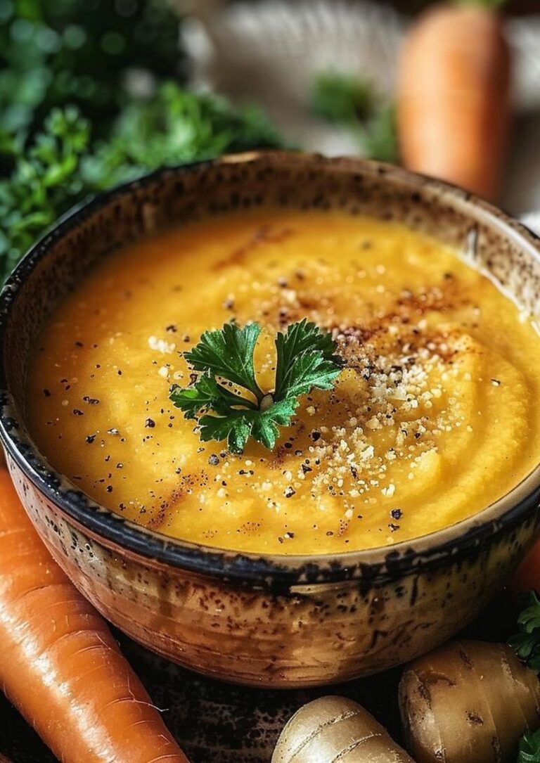Velvety Carrot & Parsnip Soup Recipe