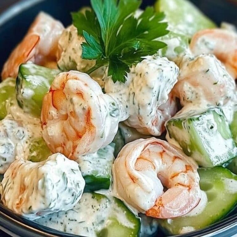 Creamy Cucumber Shrimp Salad Recipe