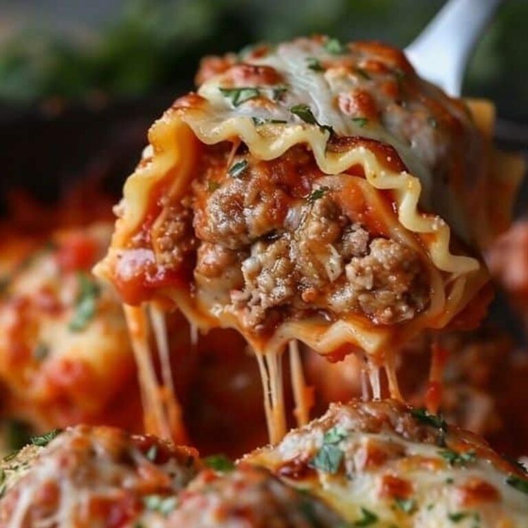 Italian Meatball Lasagna Roll-Ups Recipe
