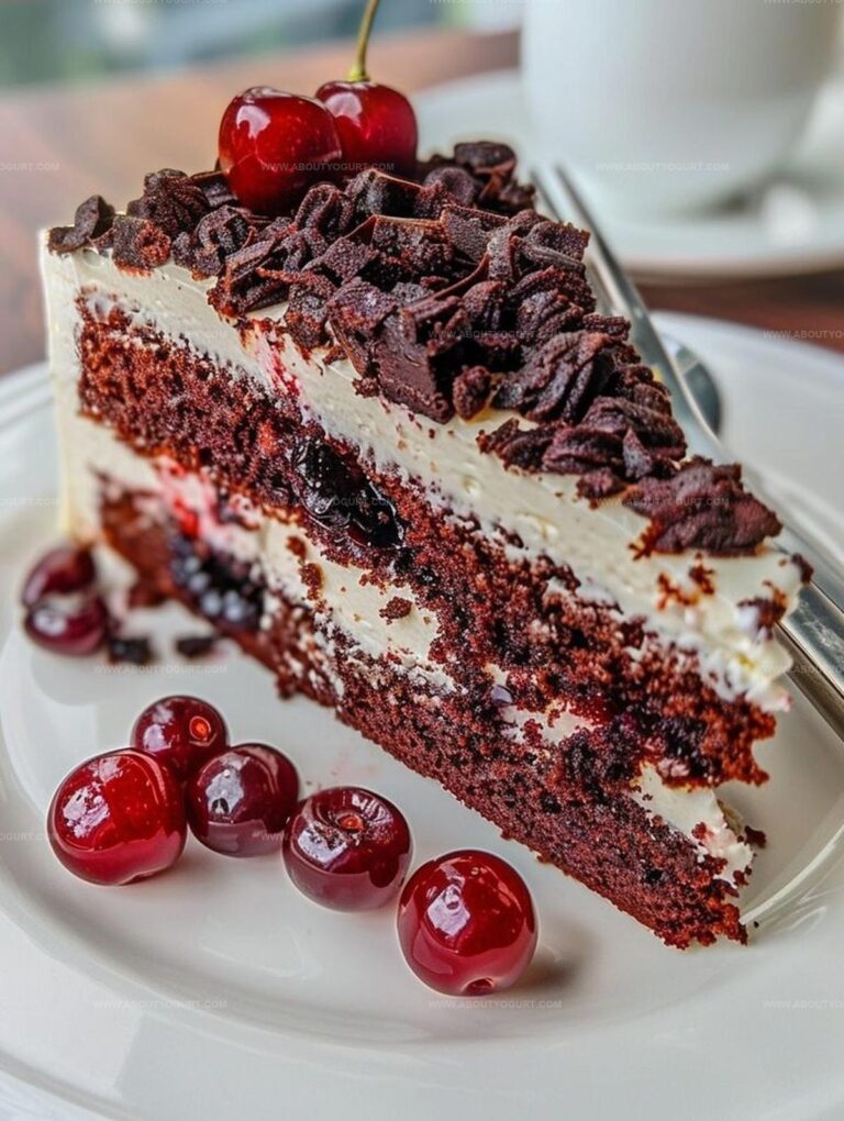 Luscious Black Forest Cherry Cake Recipe
