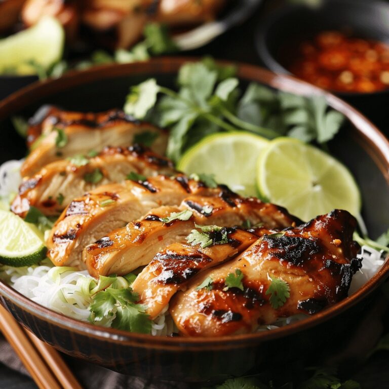Grilled Vietnamese Lemongrass Chicken Recipe