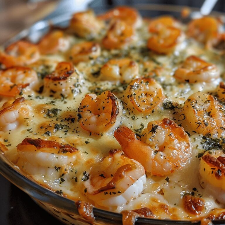 Cheesy Shrimp Bake Recipe