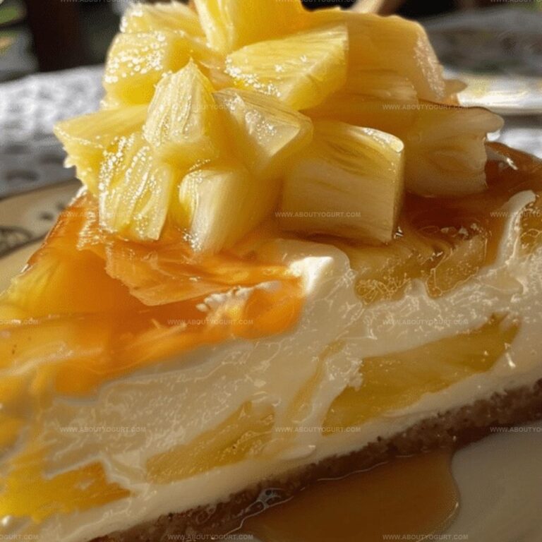 Pineapple Cream Cheesecake Recipe