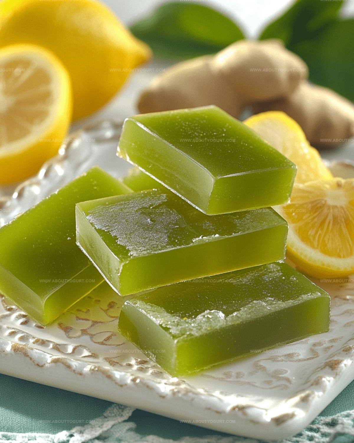 Green Tea, Lemon & Ginger Chews Recipe