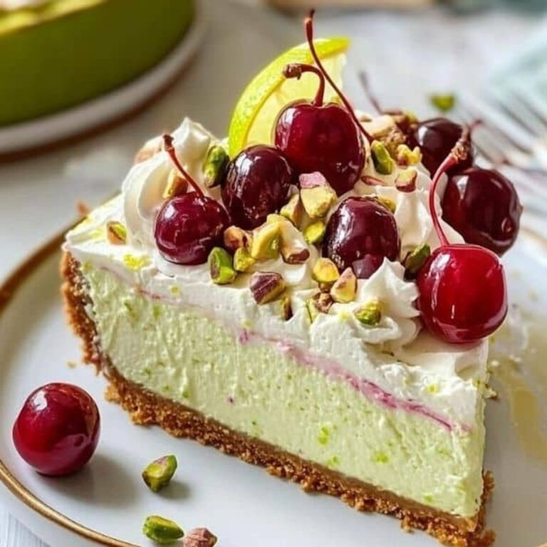 Luscious Lemon-Lime Cherry Pistachio Cheesecake Recipe