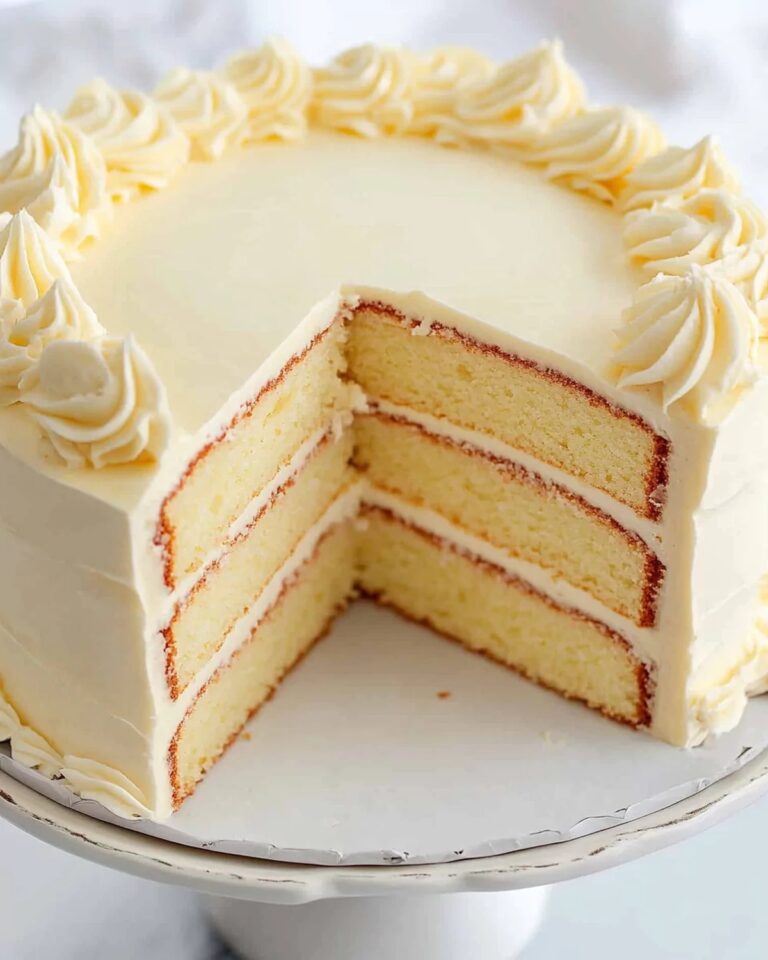 Homemade Vanilla Cake Recipe