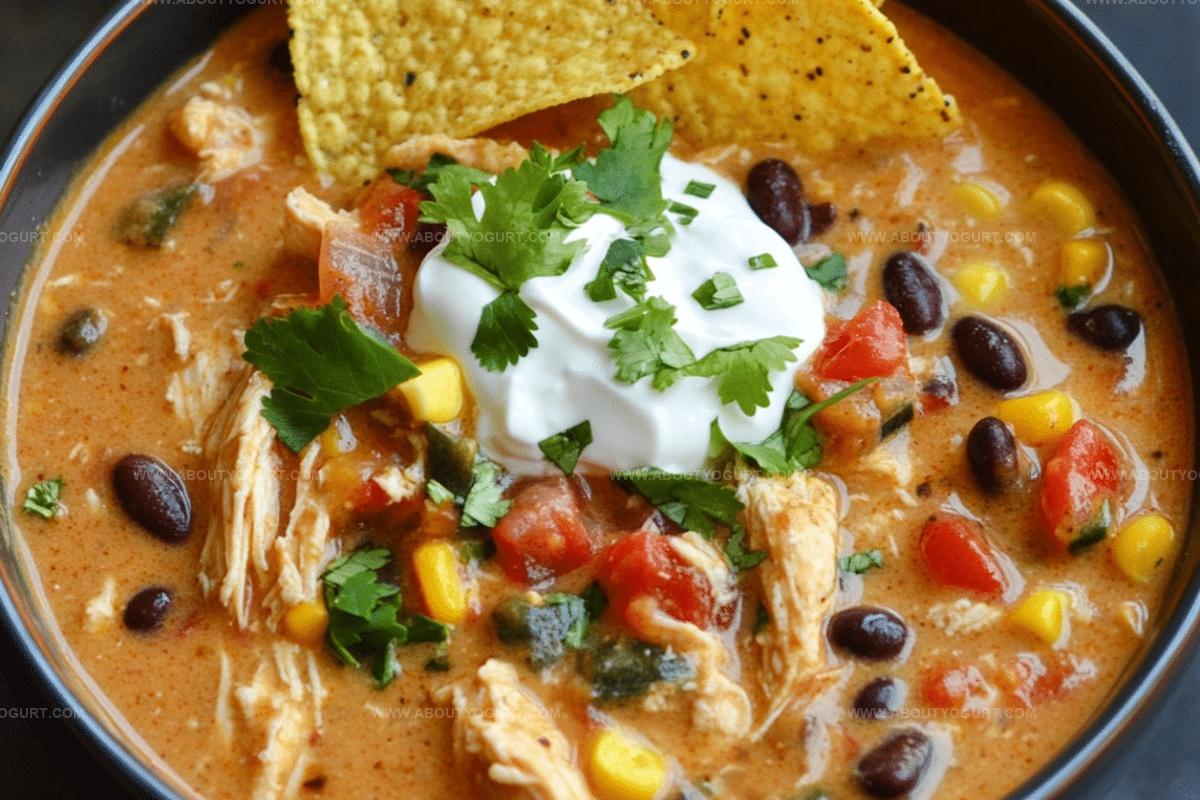 Crockpot Cream Cheese Chicken Chili Recipe