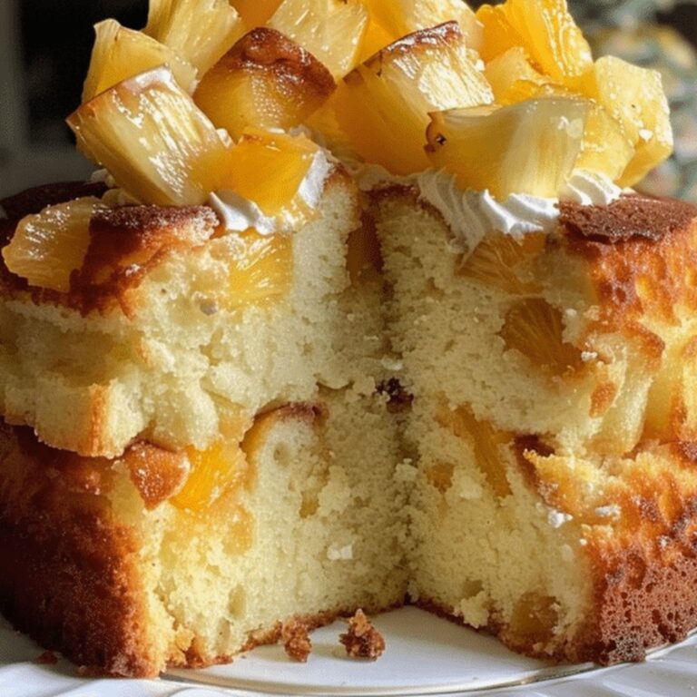 Pineapple Cream Cheese Pound Cake Recipe
