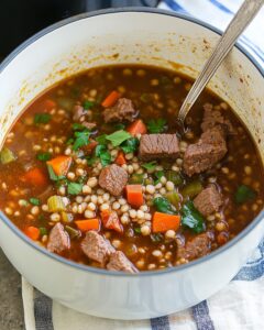 Beef Barley Soup Recipe
