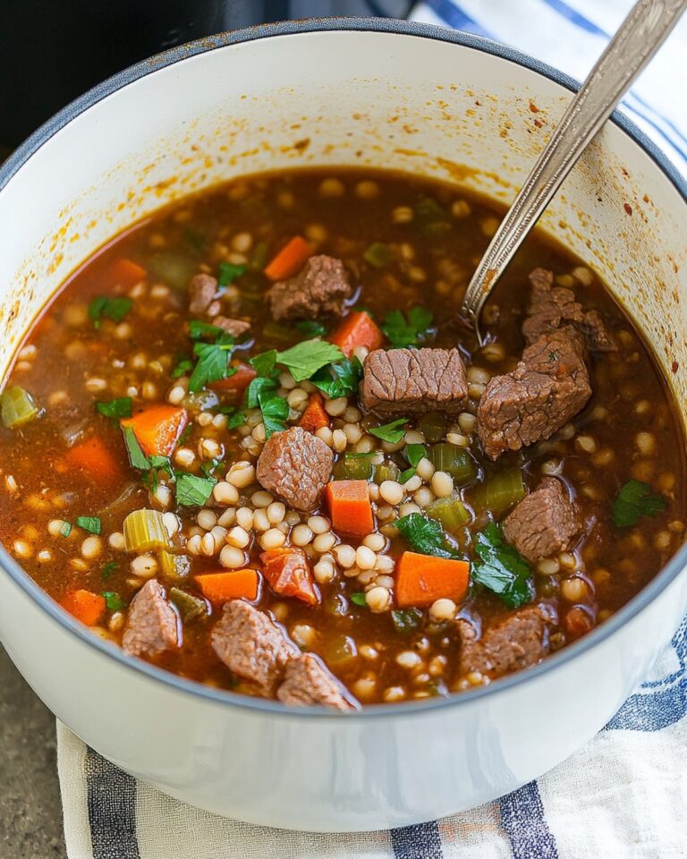 Beef Barley Soup Recipe