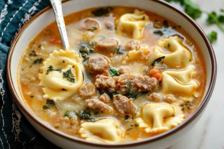 Sausage Tortellini Soup Recipe