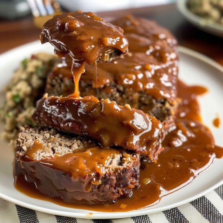 Classic Meatloaf With Brown Gravy Recipe