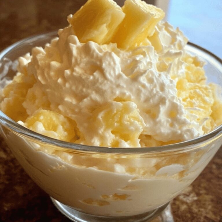 Easy 3-Ingredient Pineapple Fluff Recipe