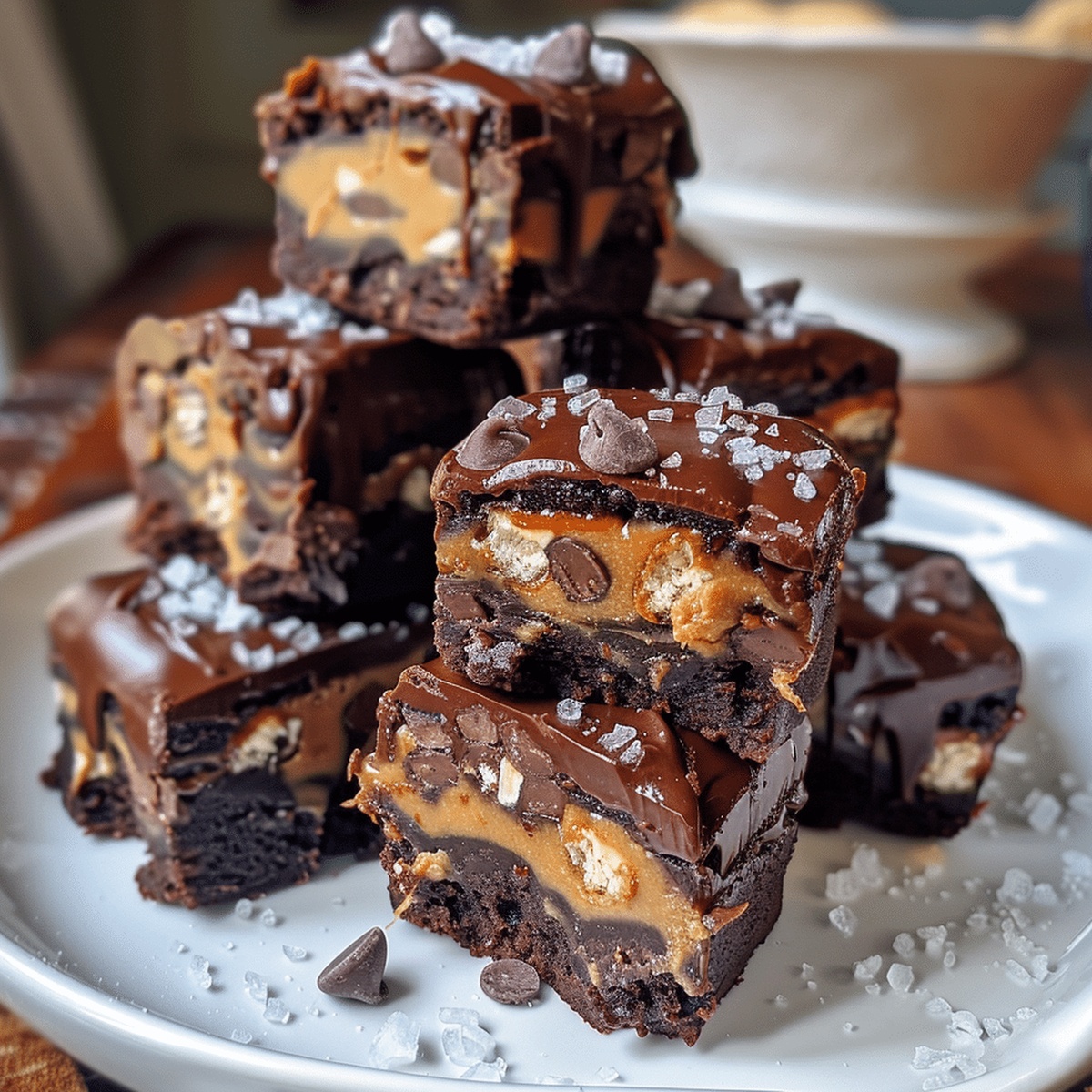 Snickers Brownie Bites Recipe