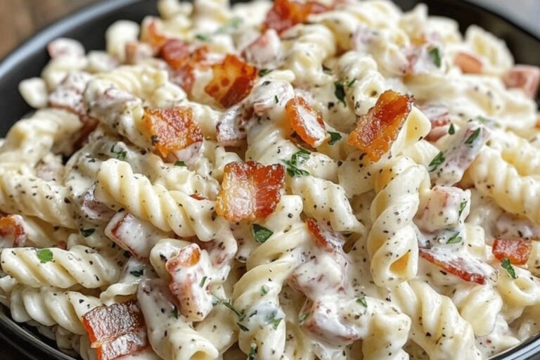 Creamy Ranch Bacon Pasta Salad Recipe