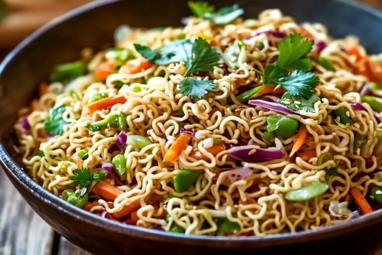 Crunchy Asian Ramen Noodle Salad Recipe