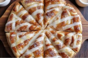 Spiced Cinnamon-Sugar Pizza Made with Crescent Rolls Recipe
