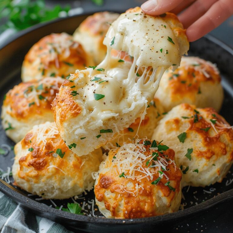Easy Garlic Cheese Bombs Recipe