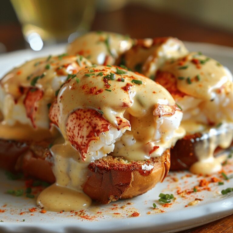 Bay Lobster Eggs Benedict with Cajun Hollandaise Recipe