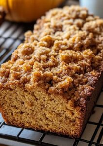 Pumpkin Streusel Bread Recipe
