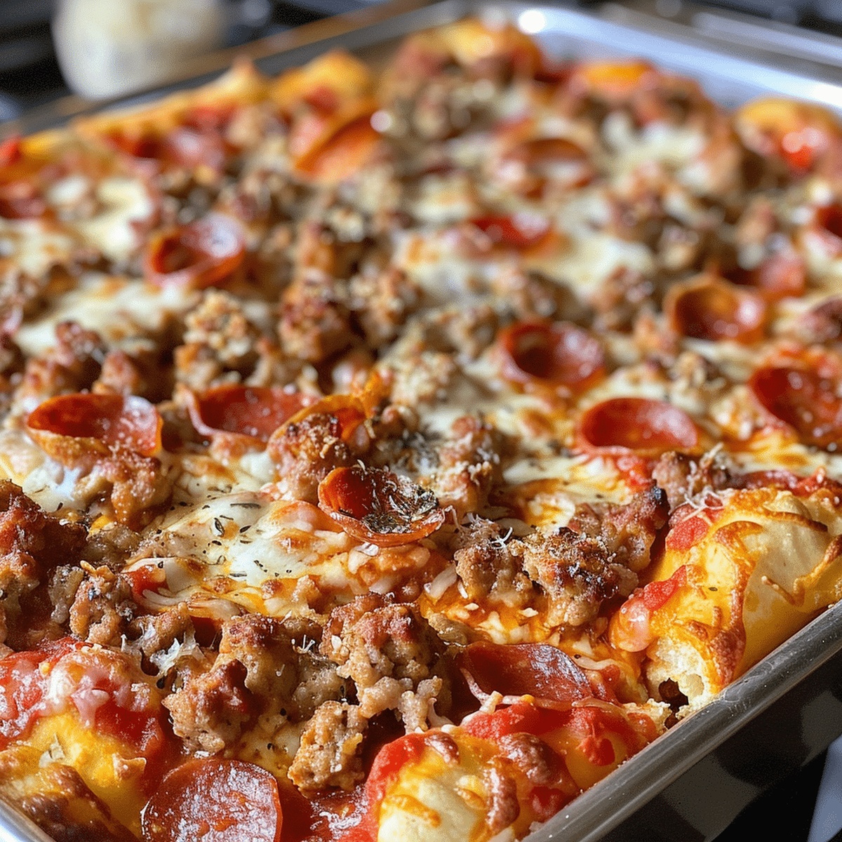 Meat Lovers Pizza Casserole Recipe