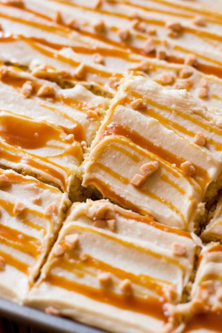 Salted Caramel Traybake Recipe