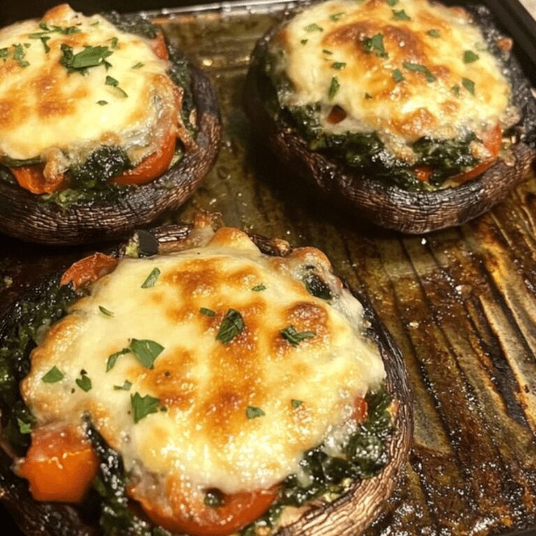 Keto Stuffed Portobello Mushrooms Recipe