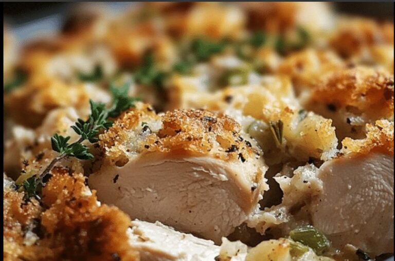 Rotisserie Chicken And Stuffing Casserole Recipe