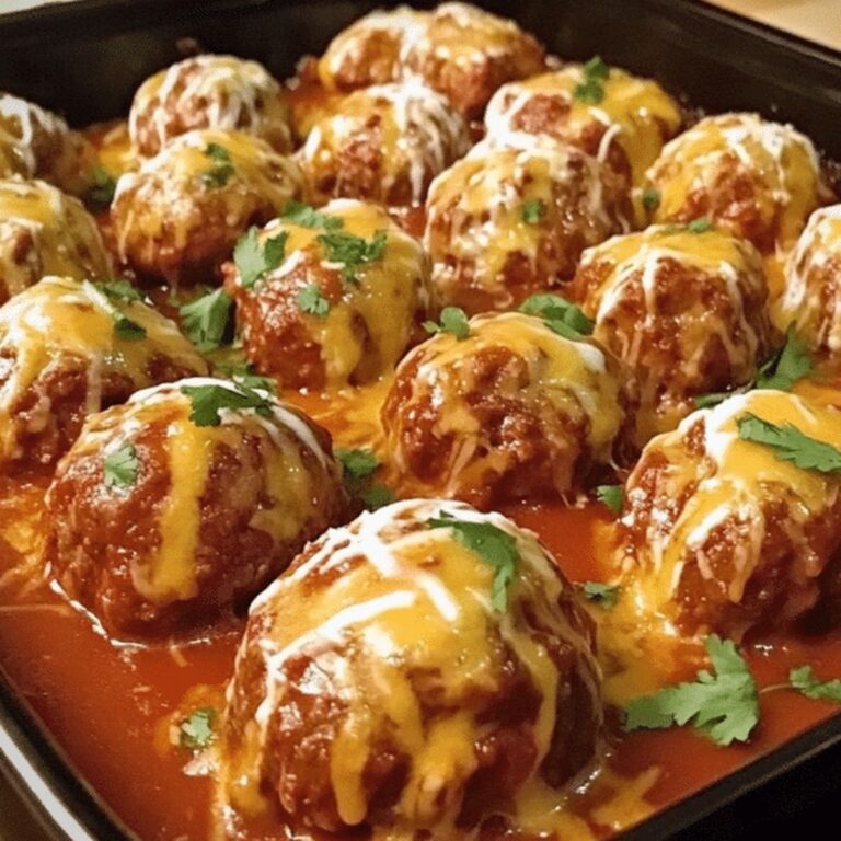 Low Carb Enchilada Meatballs Recipe