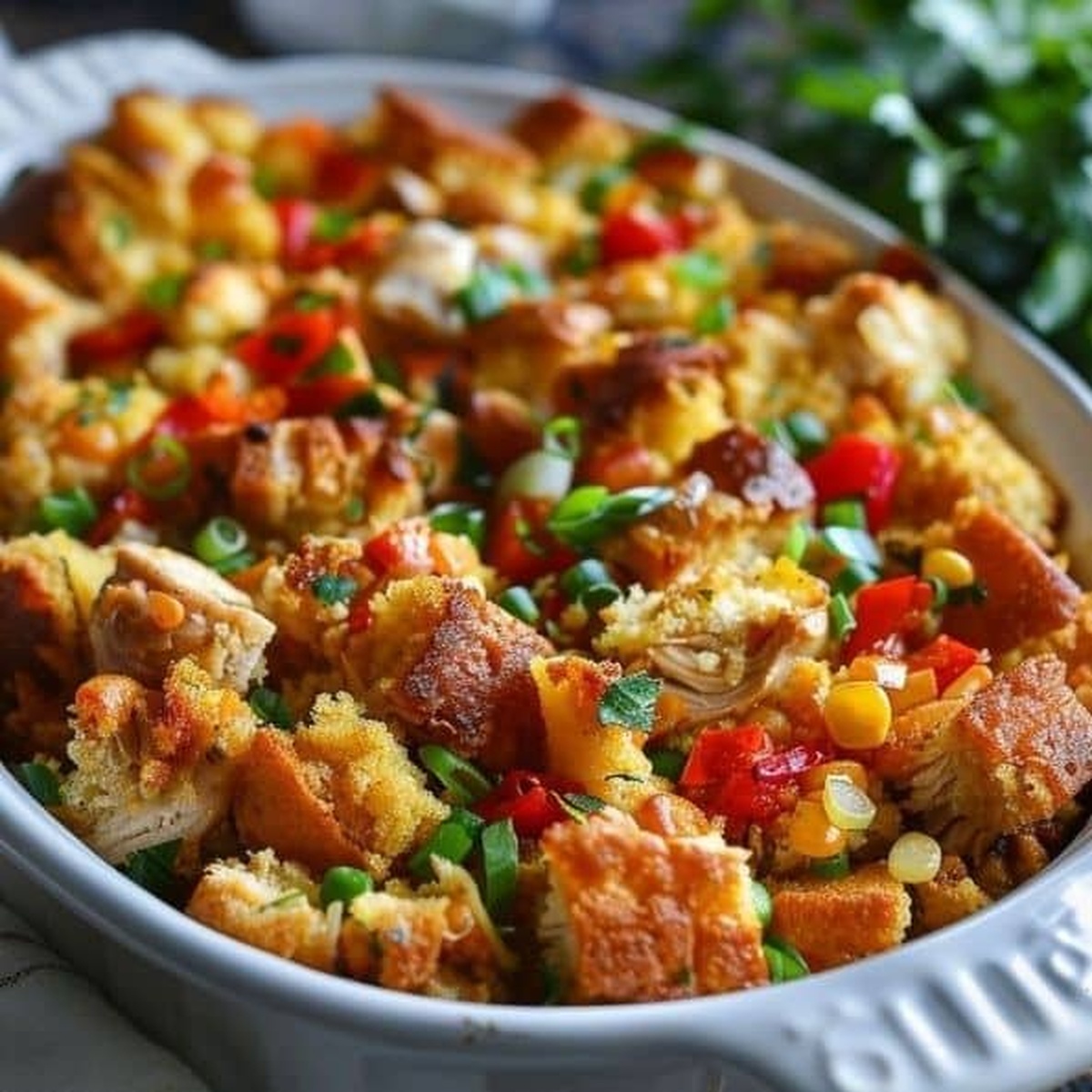 Cornbread Chicken Dressing Recipe