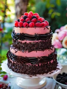 Heavenly Raspberry Chocolate Mousse Cake Recipe