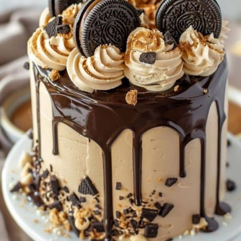 Ultimate Oreo Peanut Butter Chocolate Cake Recipe