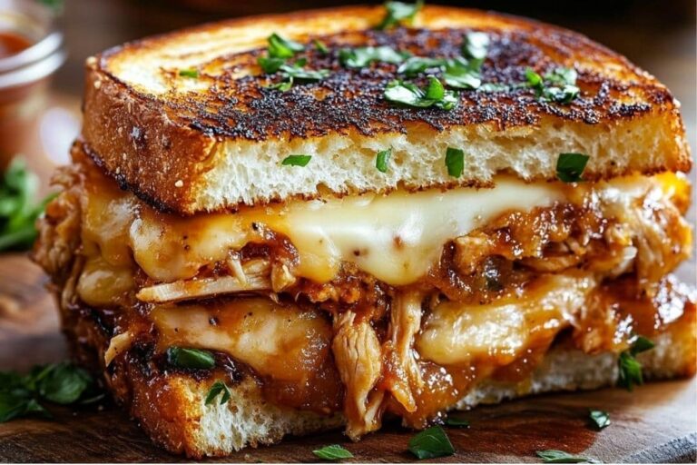 Bbq Chicken Grilled Cheese Sandwich Recipe